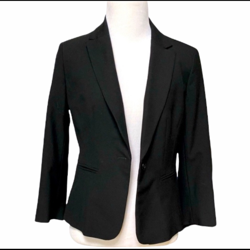 Ann Taylor black blazer / jacket size 4p